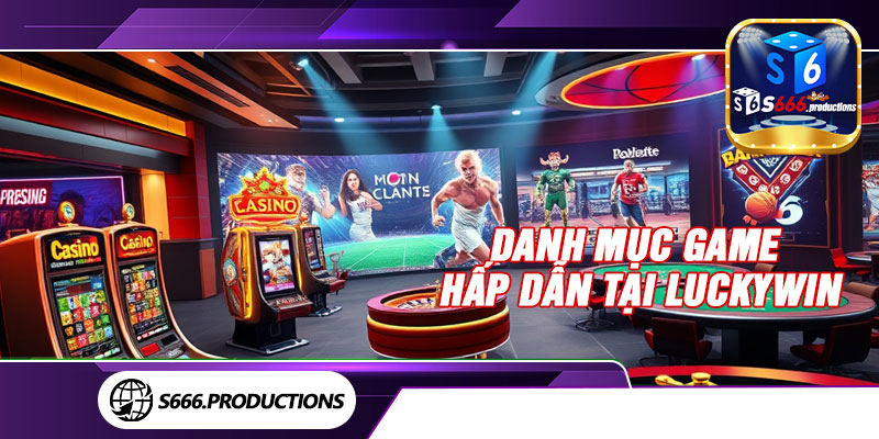 Danh mục game hấp dẫn tại Luckywin